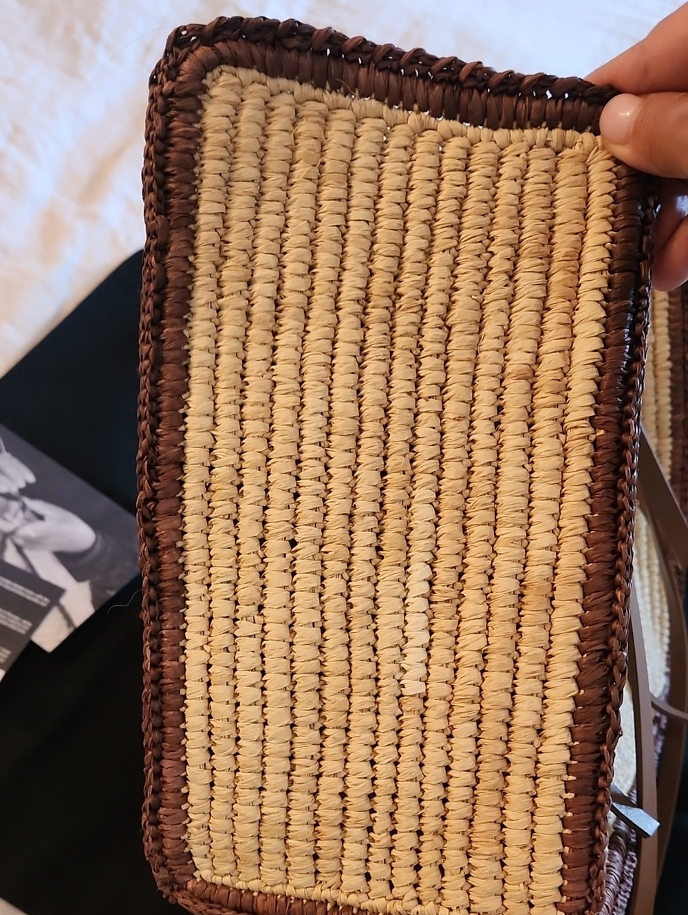 DeMellier Capri Raffia Bag - Picture 10 of 11